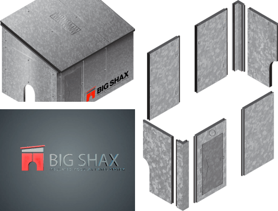 Big Shax modular renderings
