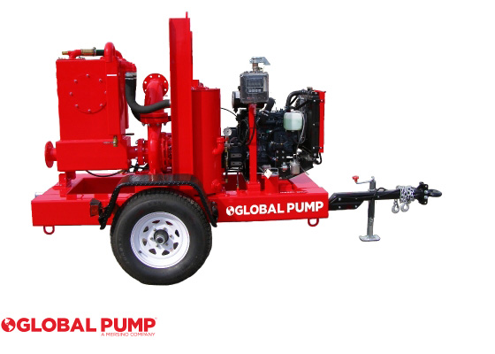 Global standard centrifugal pump with logo